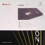 کفپوش ( زیرپایی ) موکتی پژو 2008 - سبز مشکی