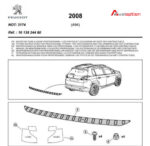 زه استیل سپر عقب 2008