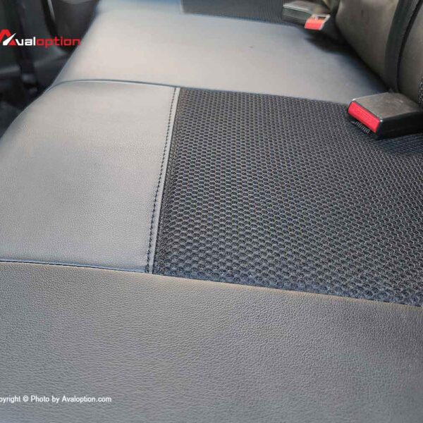 روکش صندلی چرم و پارچه تارا مدل لاکچری اسپایس-روکش صندلی چرم و پارچه تارا اتوماتیک